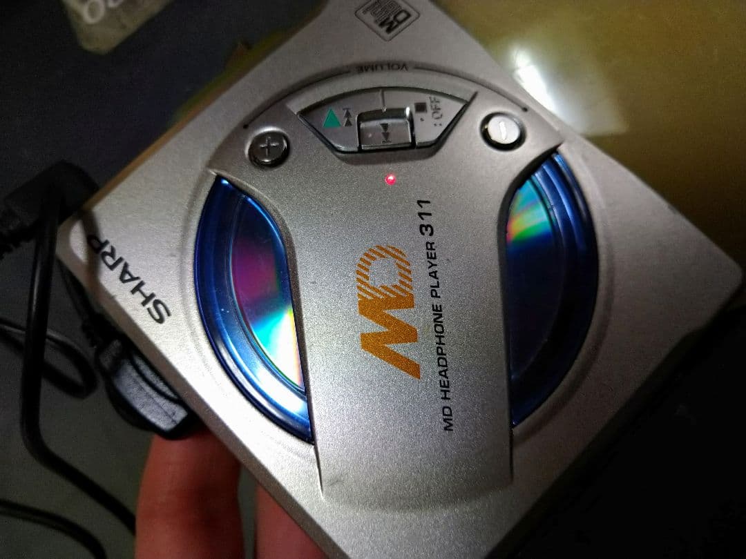 SHARP ポータブルMDプレーヤー MDウォークマン　MD-SS311-S