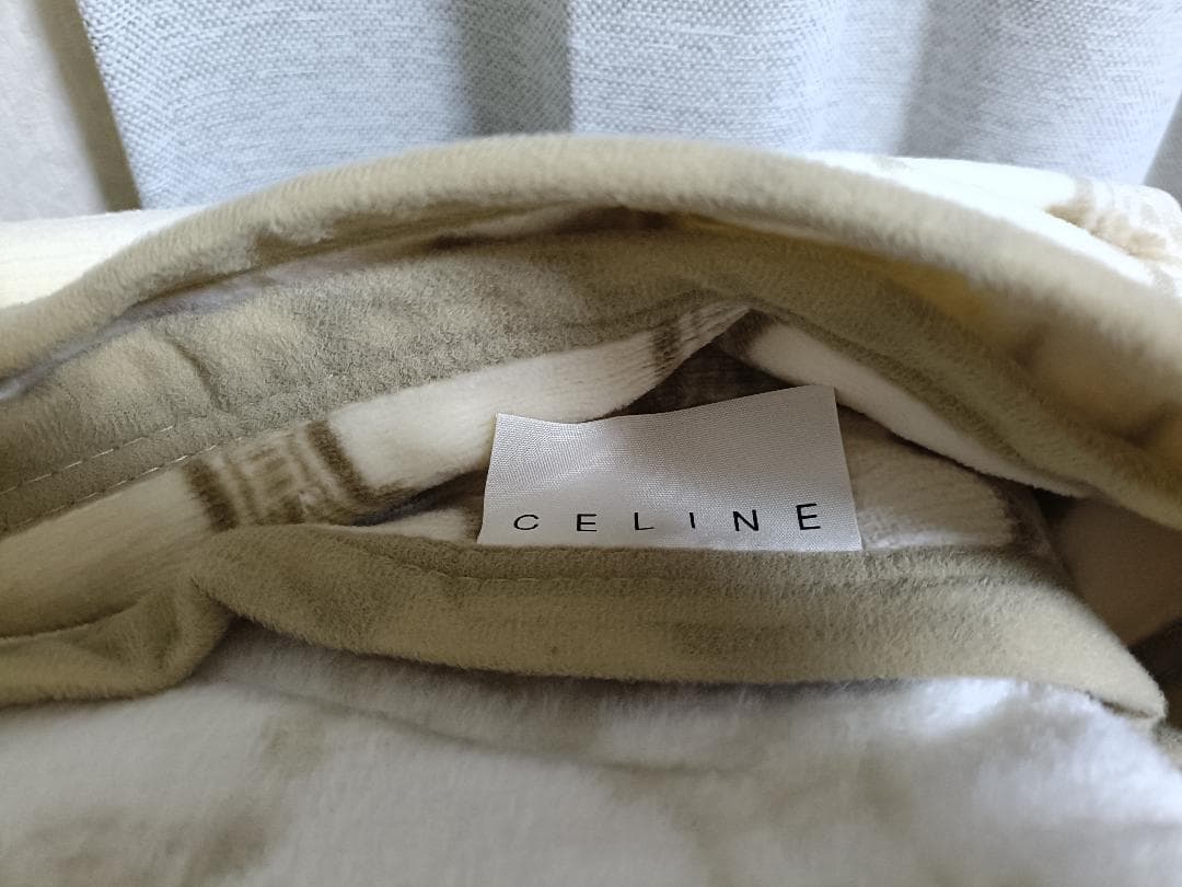 CELINE セリーヌ 西川産業 綿毛布 CL3040 マカダム ベージュ