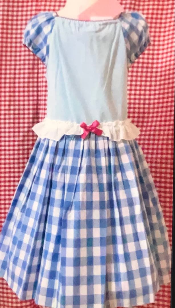 新品　シャーリーテンプル　カフェフレームロゴptカットソーワンピース