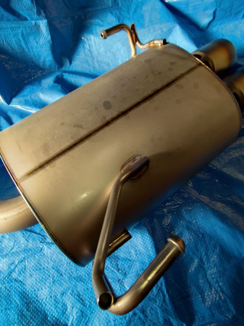 【あきら】HKS スーパーターボマフラーTi VAB ①左メインマフラー