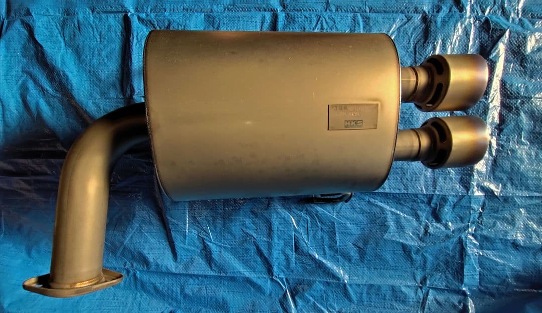 【あきら】HKS スーパーターボマフラーTi VAB ①左メインマフラー