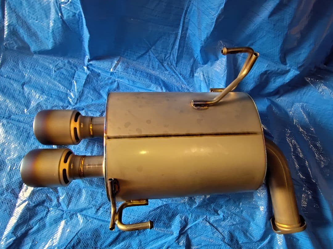 【あきら】HKS スーパーターボマフラーTi VAB ①左メインマフラー