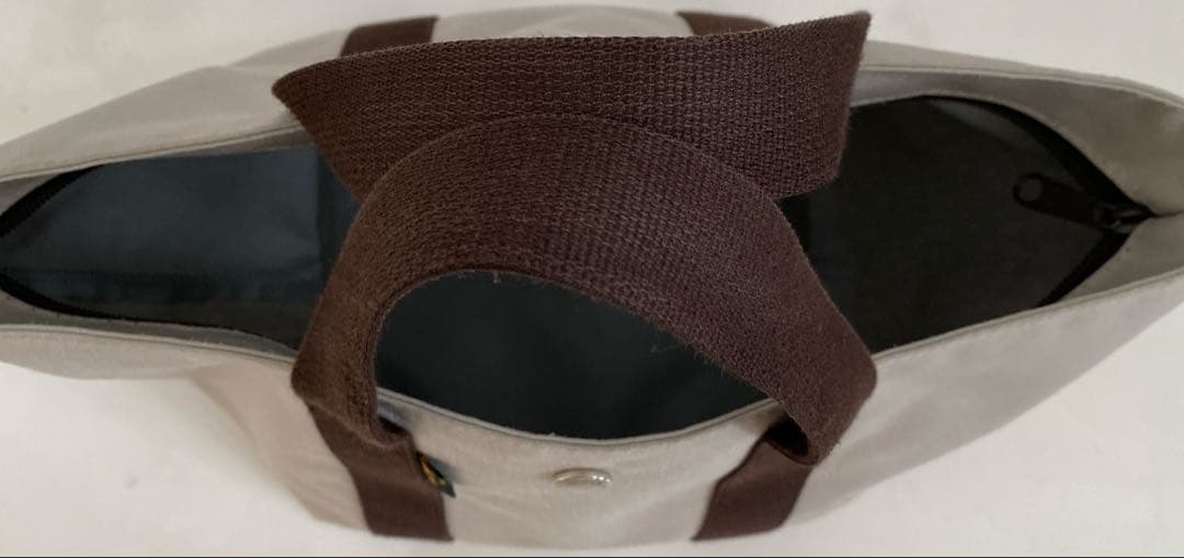 エルベシャプリエ 1707C トートバッグ 舟形 マスティック×モカ