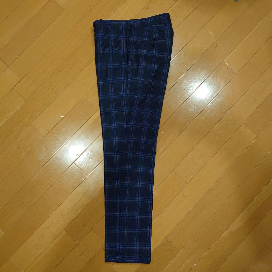 【未使用】 カノニコ スリーピース スーツ スタイルオーダー 青 紺