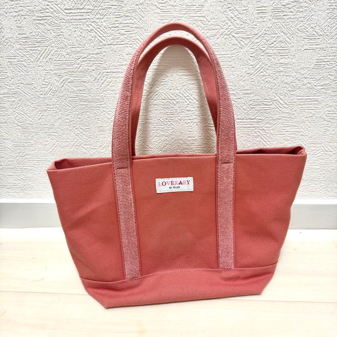 LOVE BABY ピンク トートバッグ