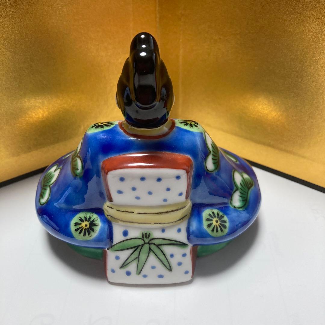 九谷焼3号雛人形とMARTEXタオル