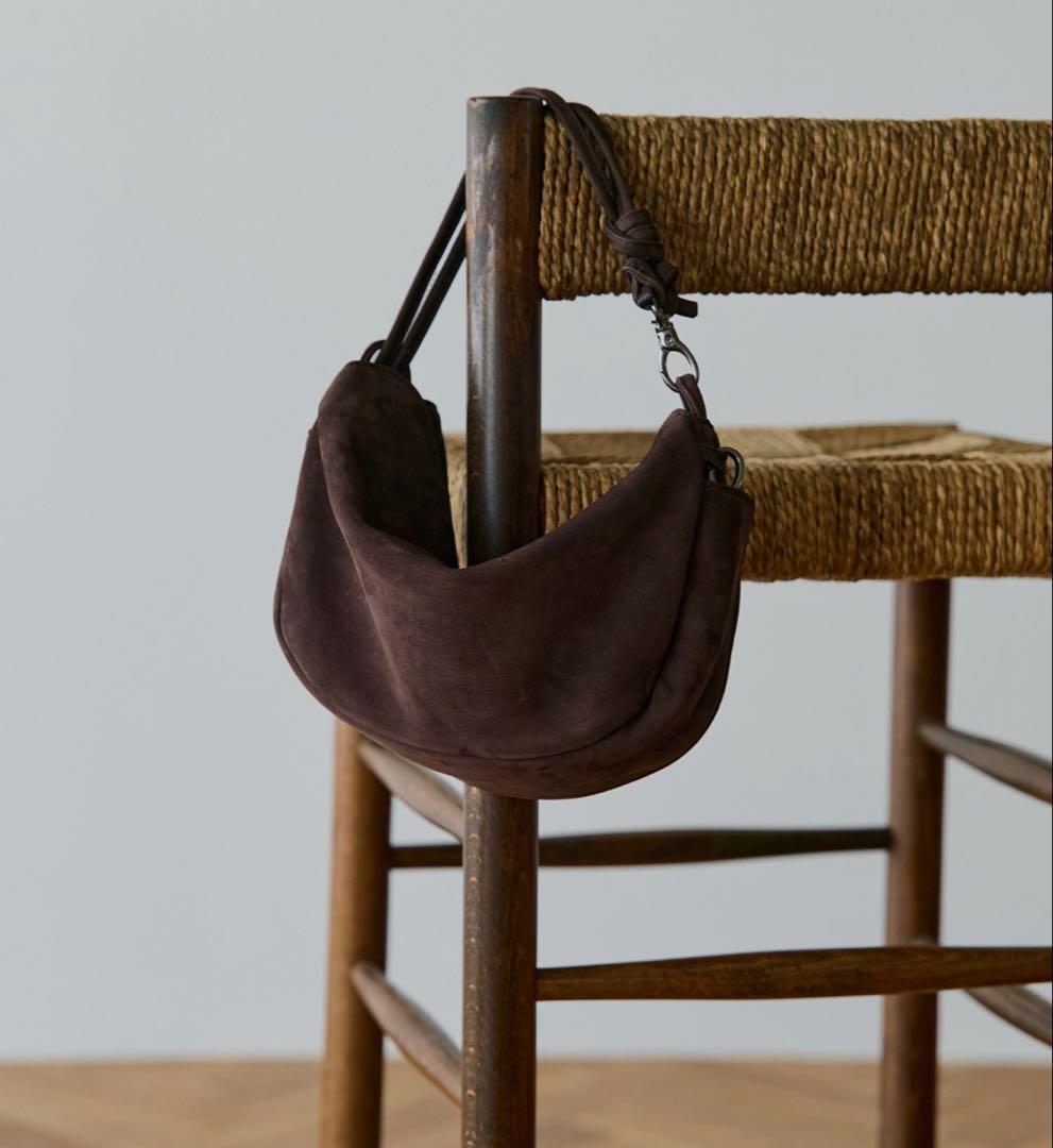 【まゆみ】crewre マルチウェイソフトレザーバッグ ダークブラウン