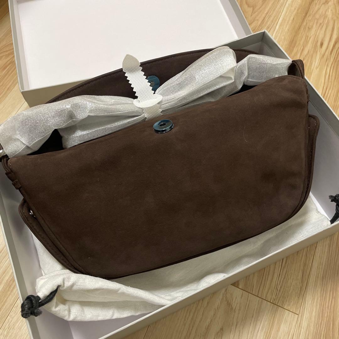 【まゆみ】crewre マルチウェイソフトレザーバッグ ダークブラウン