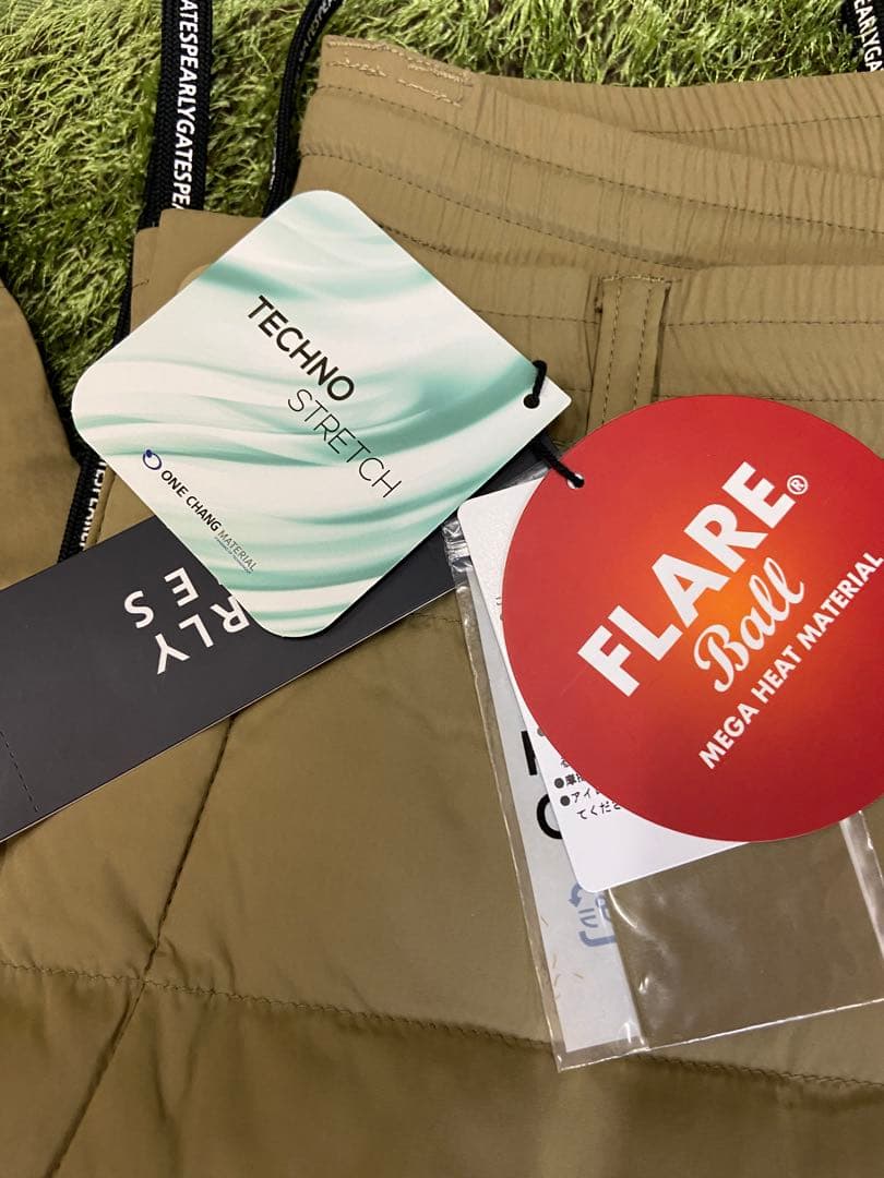 新品正規品【PG/6】高機能中綿ストレッチパンツ暖パン撥水防風保温防寒　真冬に