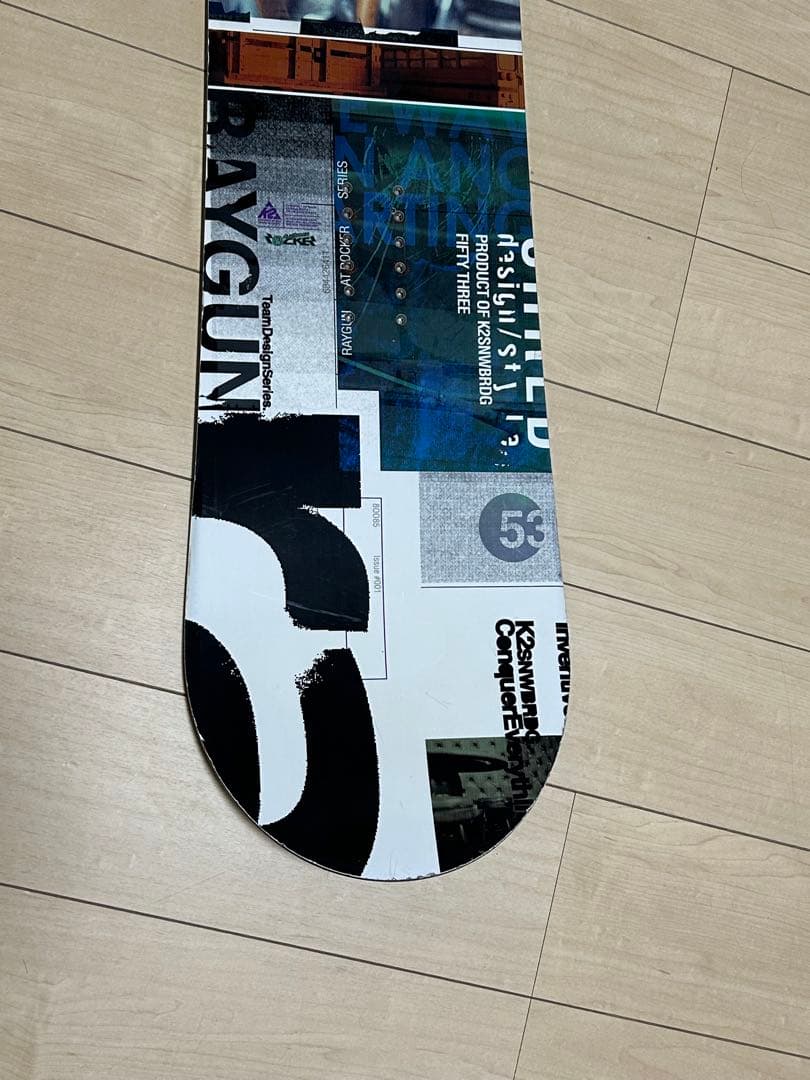 K2 RAYGUN スノーボード153cm　バートンビンディングセット