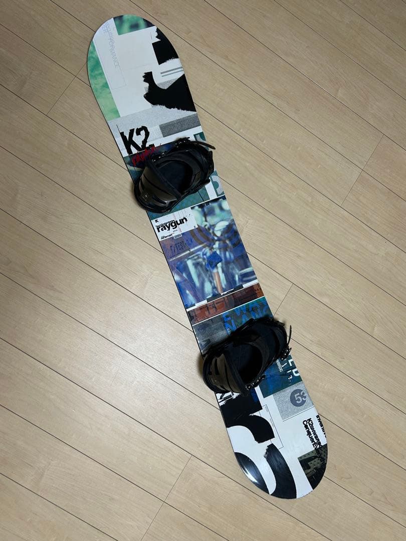 K2 RAYGUN スノーボード153cm　バートンビンディングセット