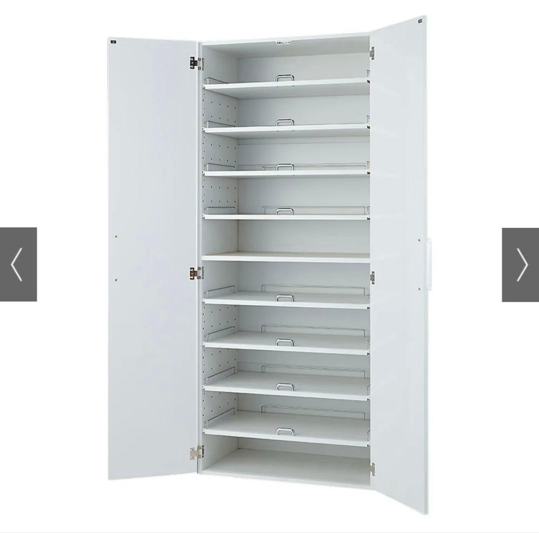 【値下げしました】 ディノス　食器が探しやすく取り出しやすい食器棚 幅75cm