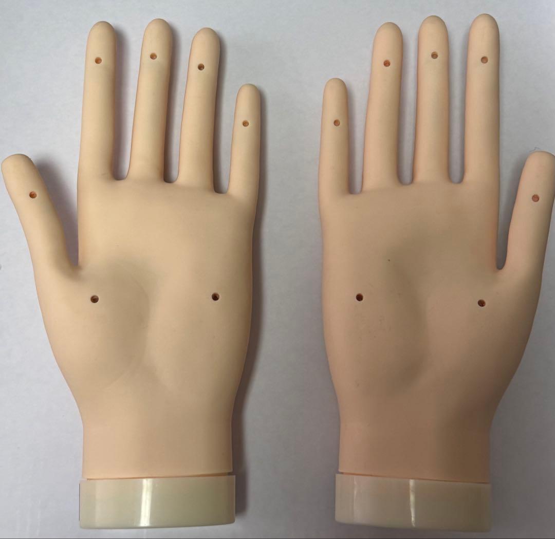 JNEC認定モデルハンド 両手 骨折なし ネイリスト検定 ネイルアート