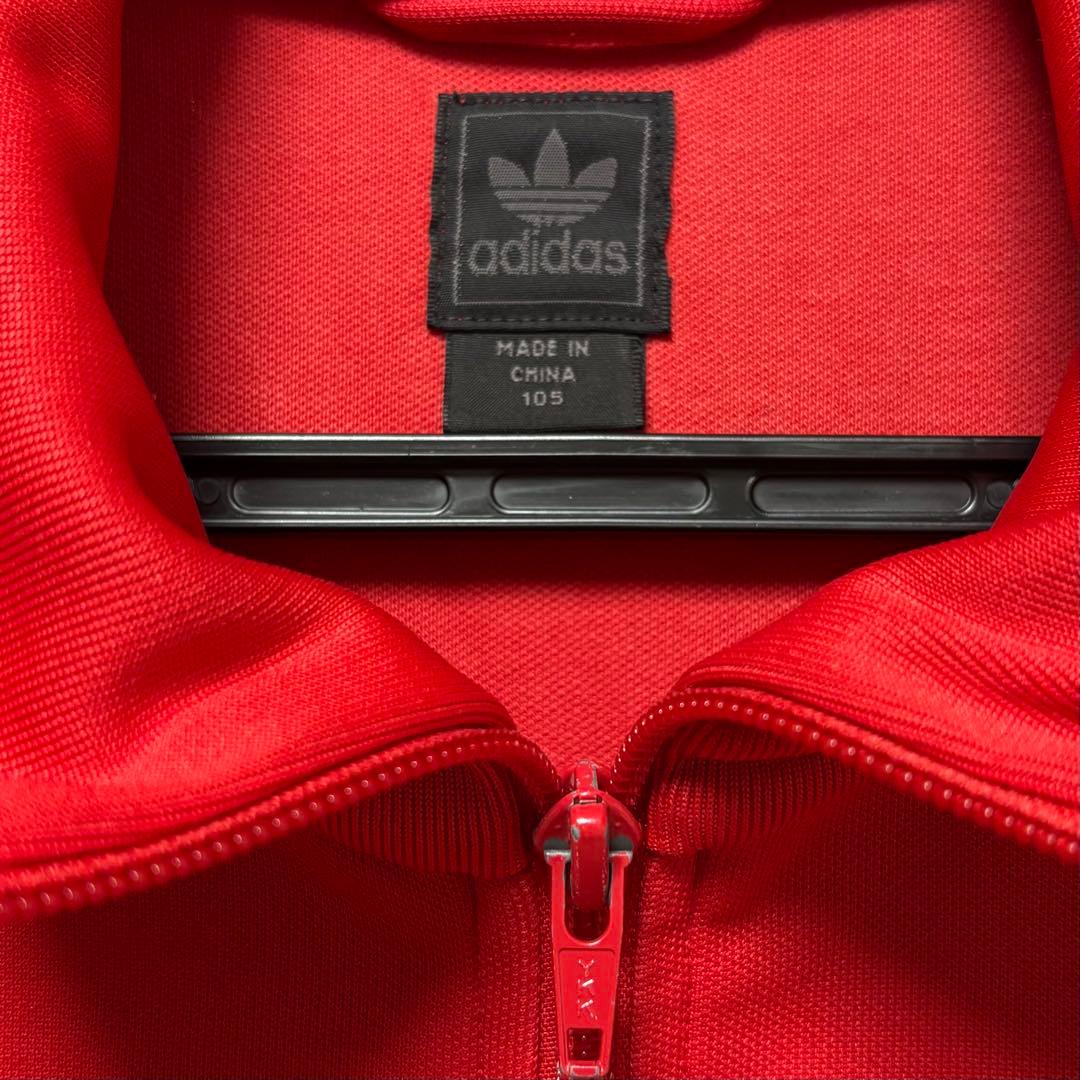 極美品 adidas originals トラックジャケット ブンデスリーガ 赤