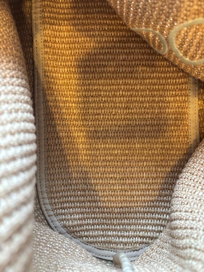 JIMMY CHOO かごバッグ ベージュ