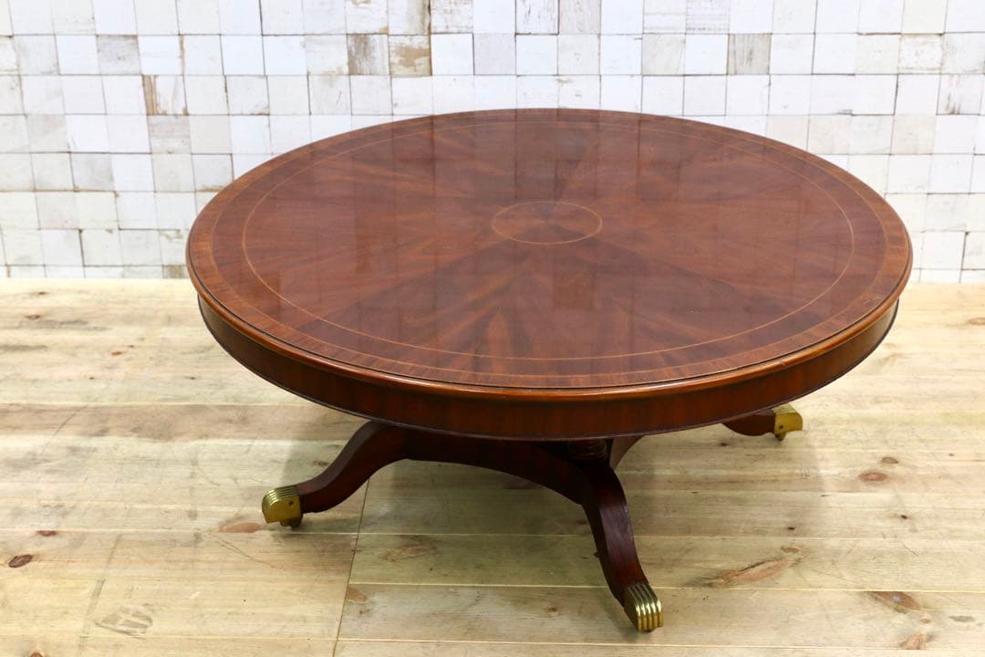 GMIS105○ヴィクトリアン様式 英国 アンティーク センターテーブル リ