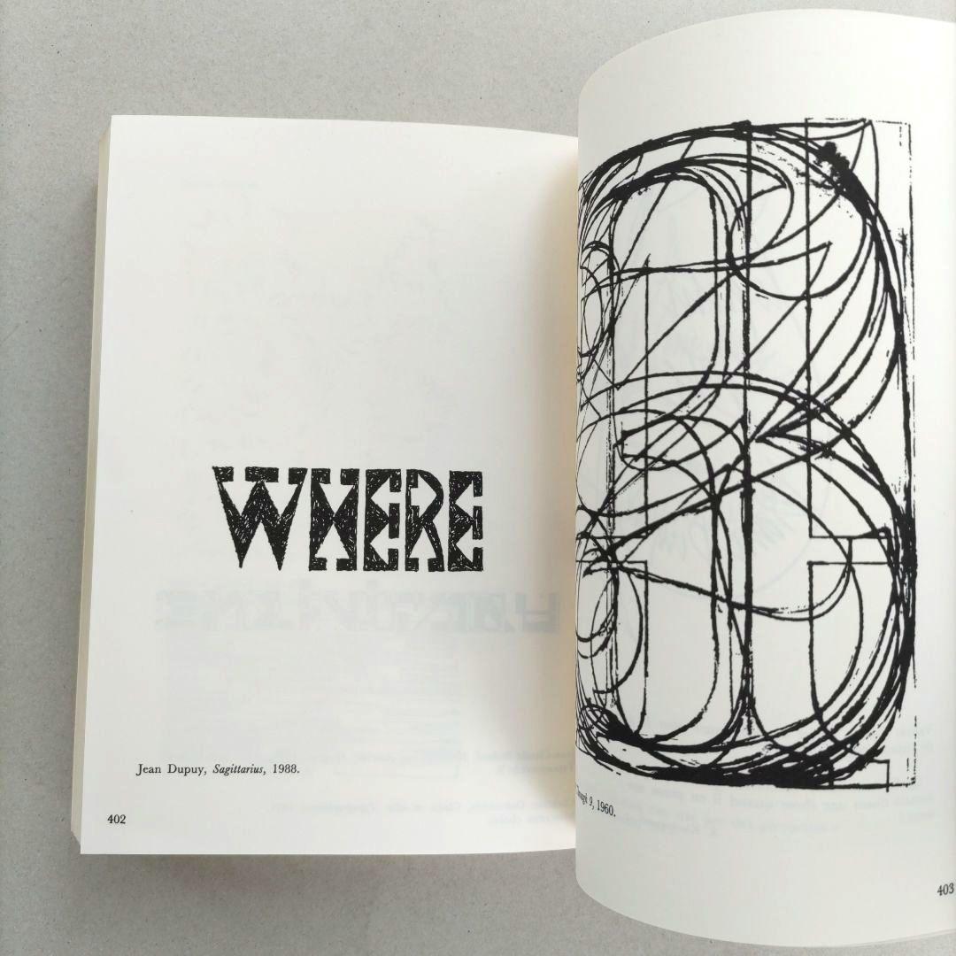 【絶版】TYPOESIE:Jerome Peignot タイポグラフィ デザイン