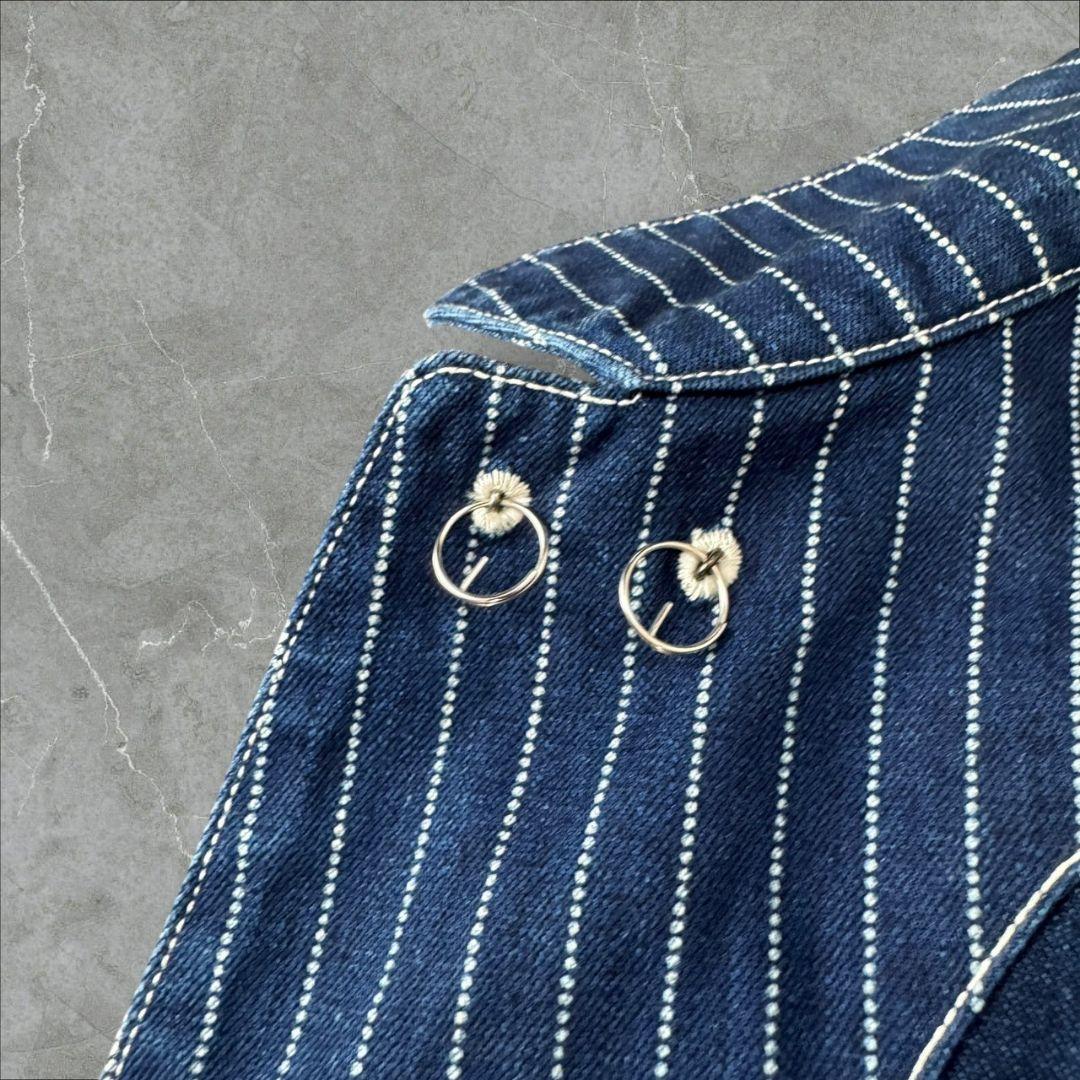 PHERROW'S ヒッコリー カバーオール ウォバッシュ フェローズ デニム