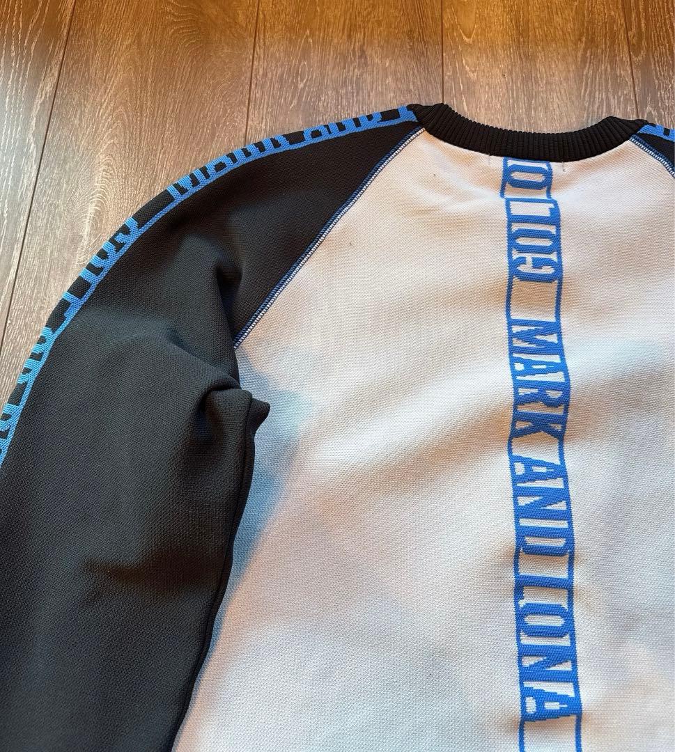 【美品】MARK&LONA スウェット トレーナー グレー ブラック 黒 ニット