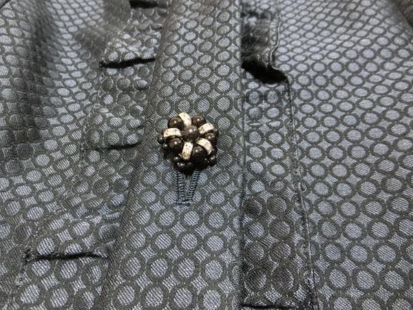 みゆ　オースチンリード　フリルコート　ネイビーブラック