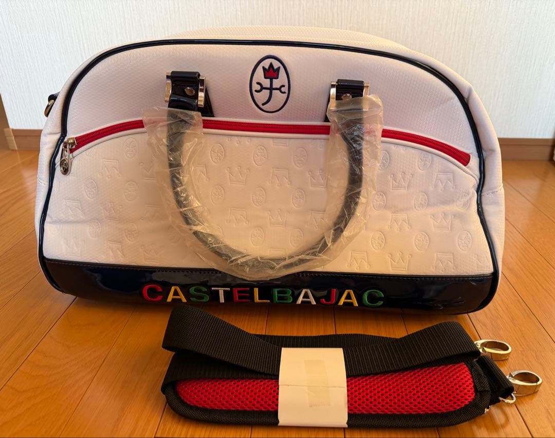 CASTELBAJAC ゴルフバッグ ホワイト/ネイビー