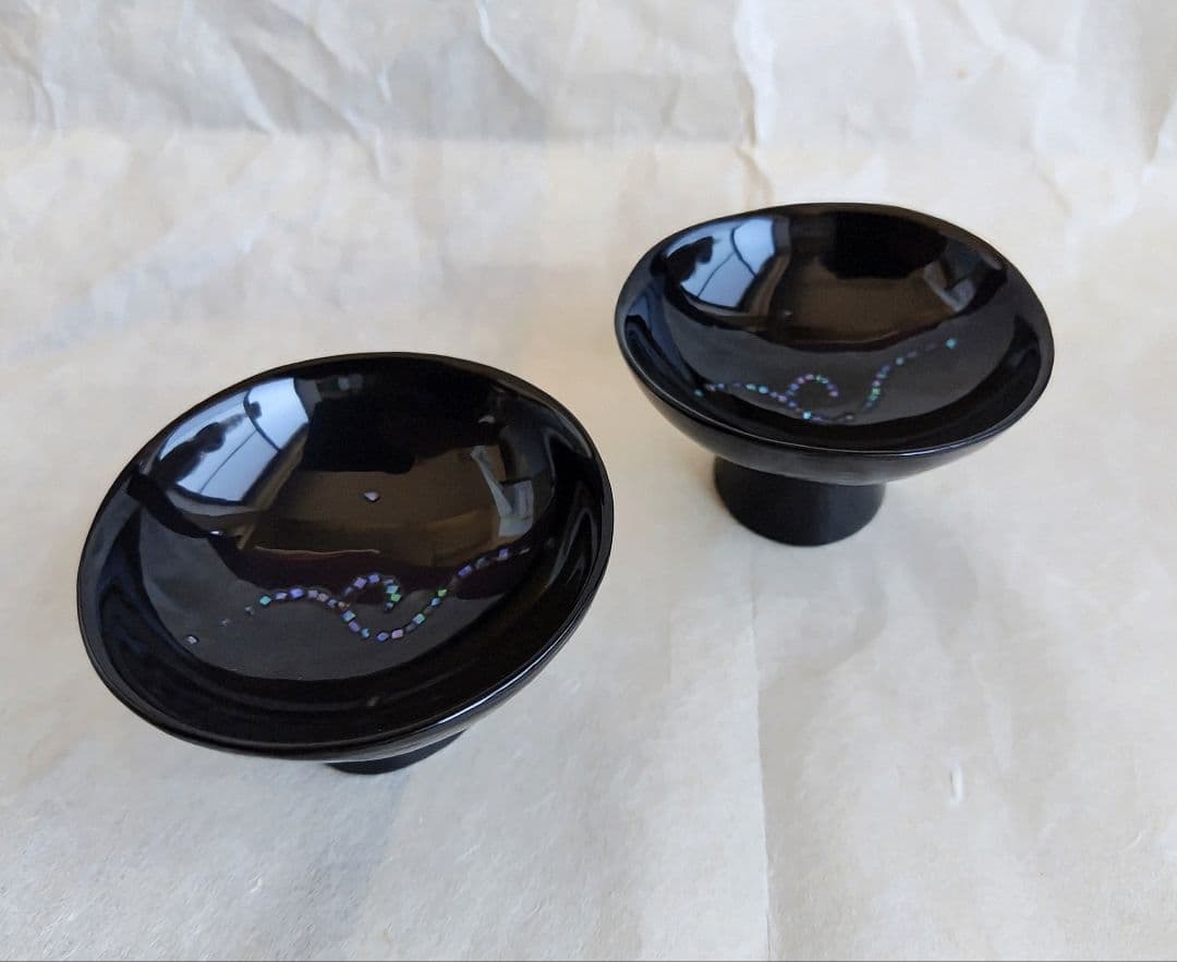 乾漆器各種 (ペア3種類) 未使用 新品同様