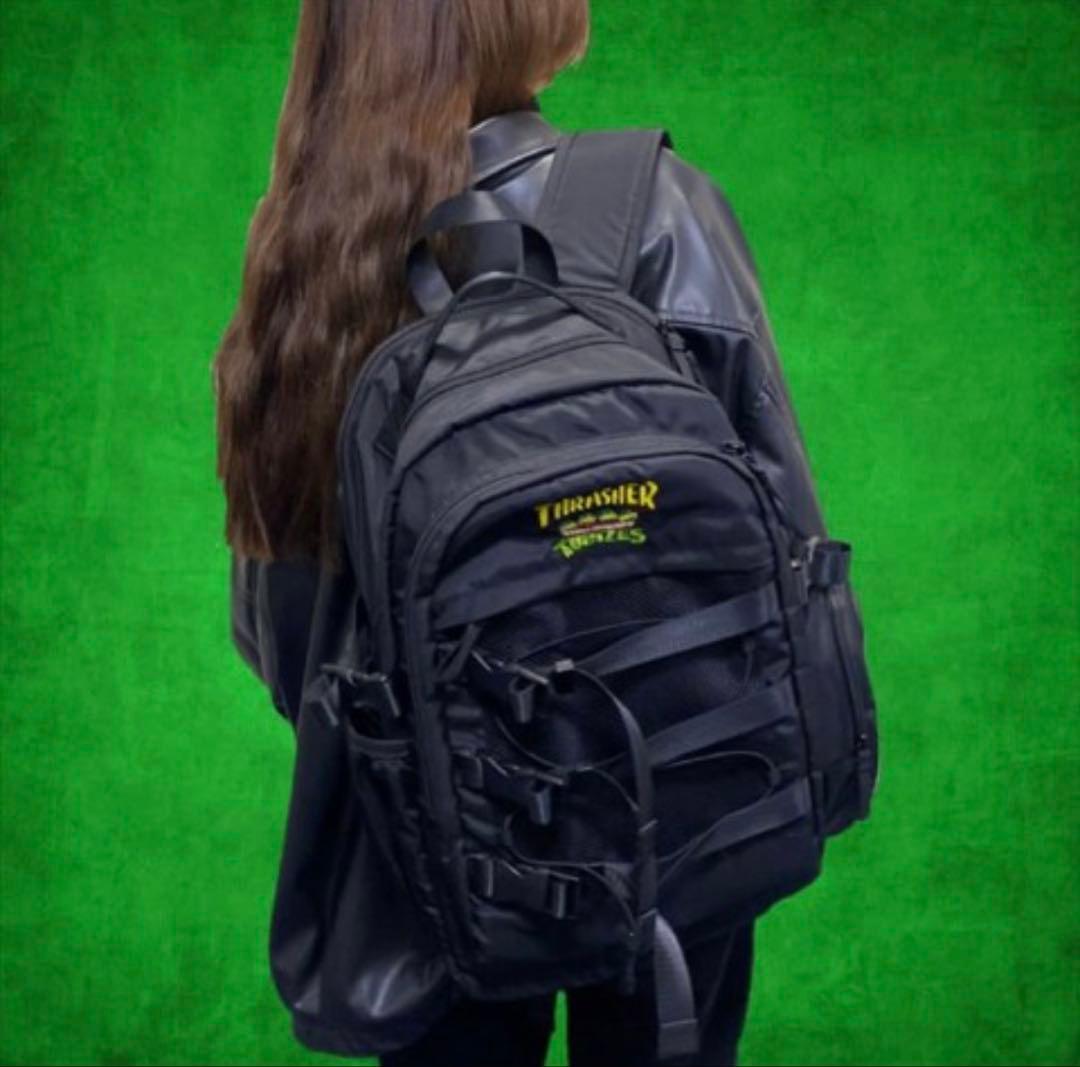 【THRASHER×ミュ－タント タ－トルズ】3ベルトデイバッグ