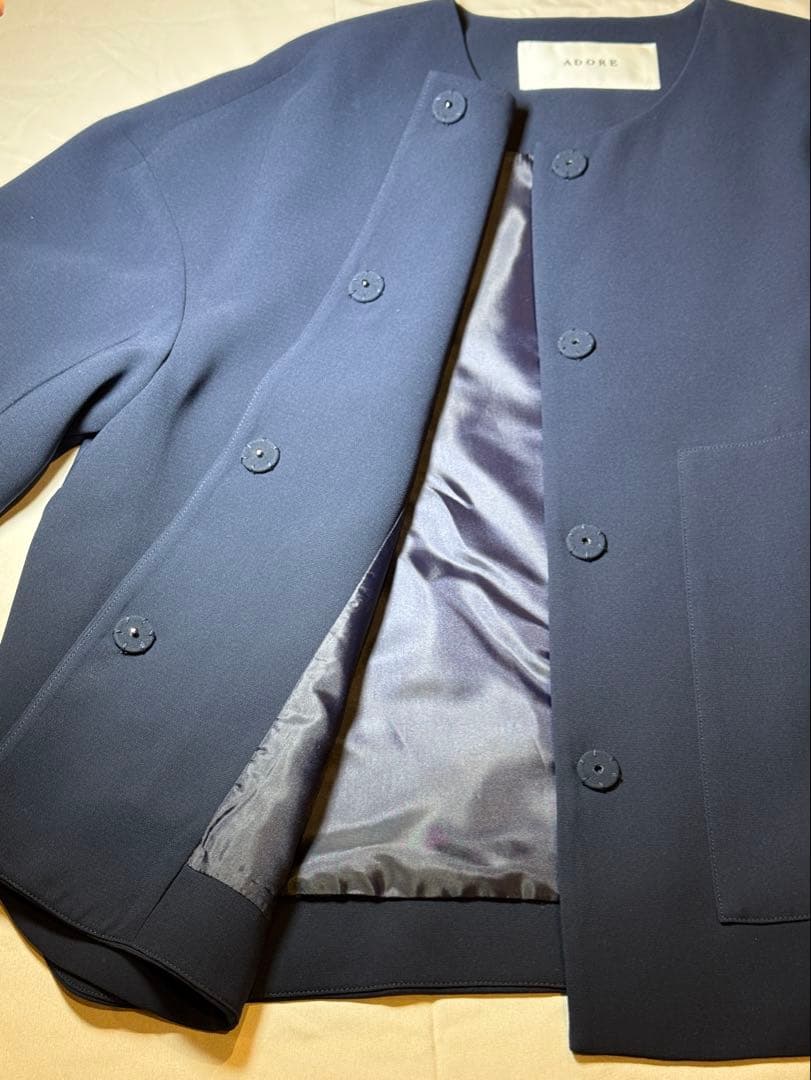 アドーア　クリアジョーゼットジャケット