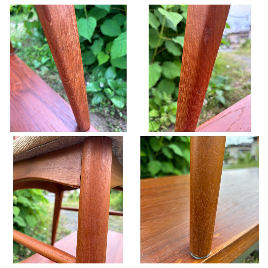 北欧家具　チーク材　ダイニングチェア