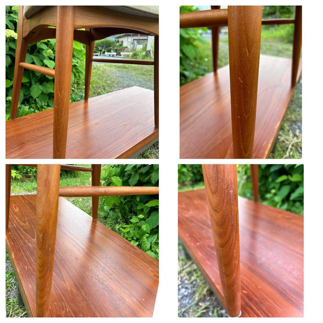 北欧家具　チーク材　ダイニングチェア