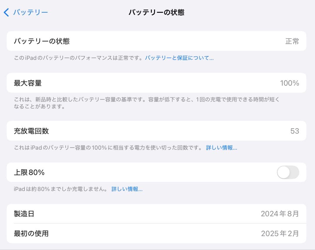 iPad mini第7世代(A17Pro) Wi-Fiモデル 128GB