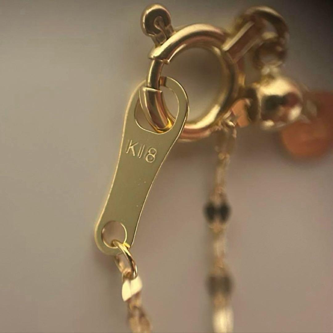 大特価‼️早いもの勝ち✨新品 18金 K18 ネックレス 45cm アジャスター