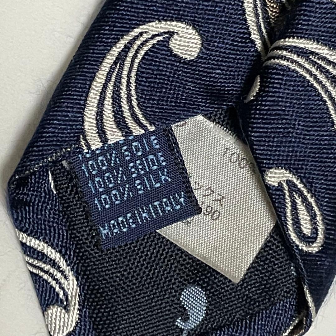 フランコバッシ　シルク　ネクタイ　ペイズリー柄　イタリア製