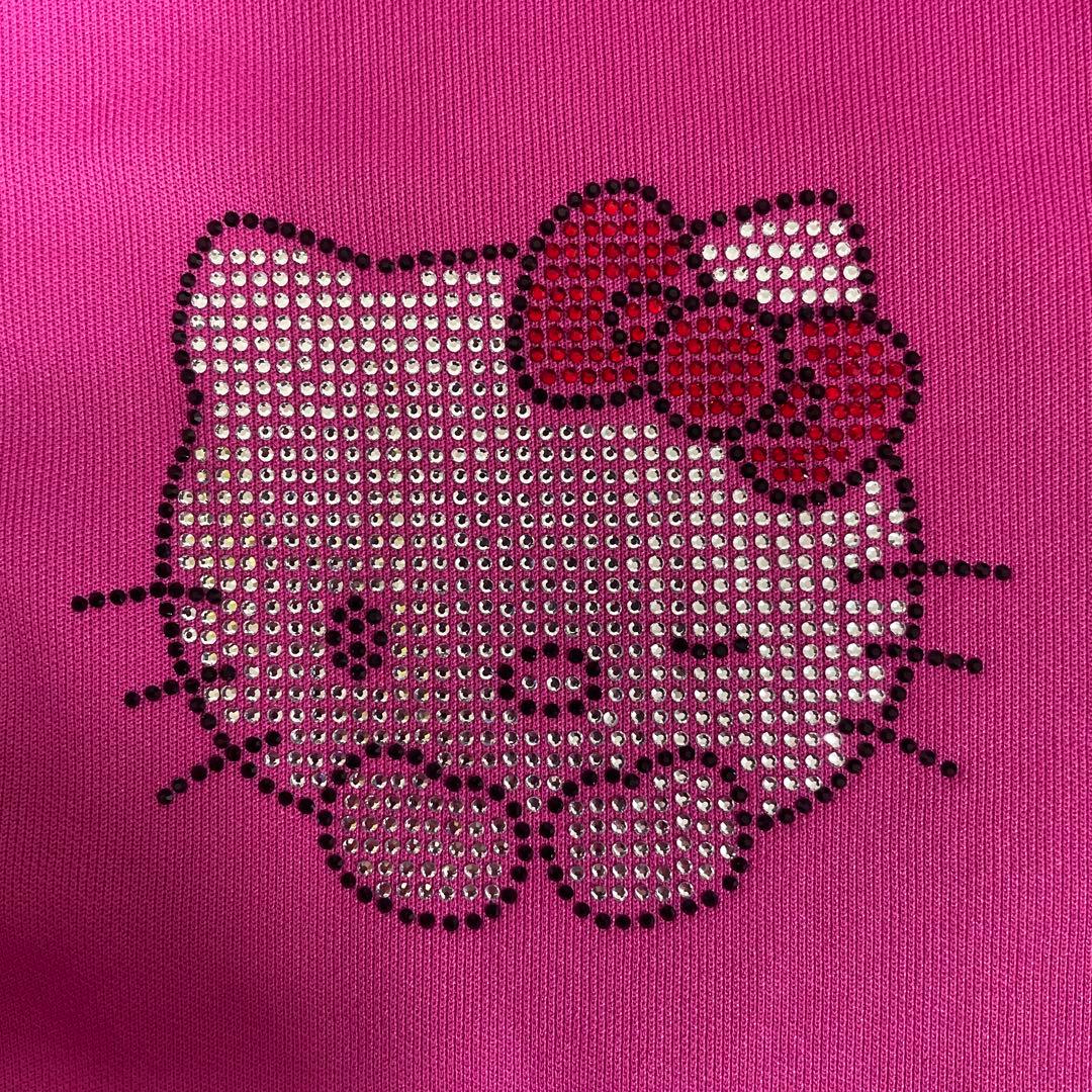 ドンキ　限定　キティ　50周年　50th　ジャージ　ヒョウ柄　ピンク　匿名　M