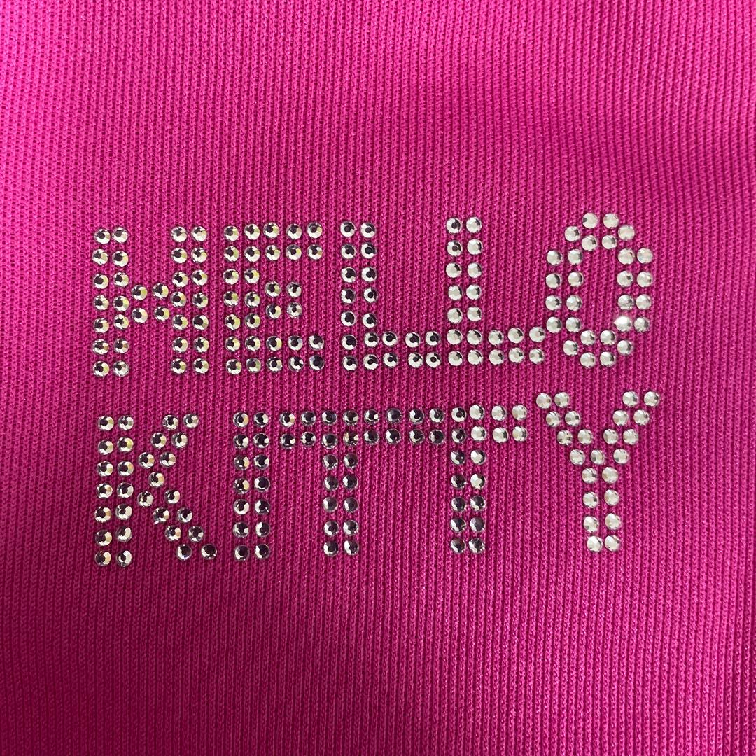 ドンキ　限定　キティ　50周年　50th　ジャージ　ヒョウ柄　ピンク　匿名　M