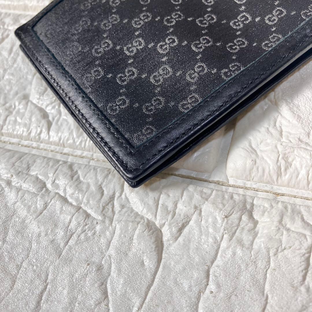 GUCCI 折り財布　財布　ブラック　オールドグッチ　GGスプリーム