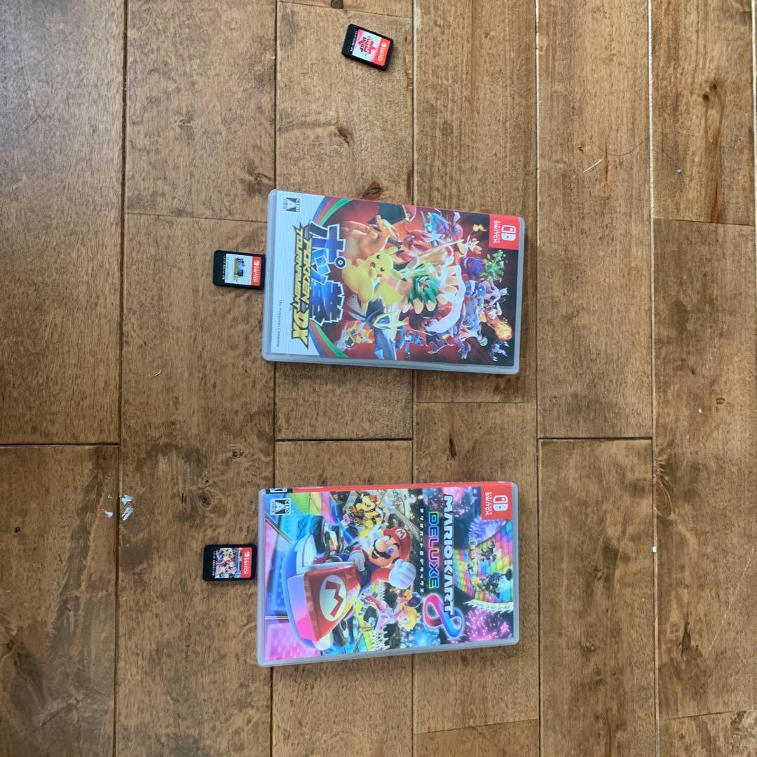 Nintendo Switch三本セット ポッ拳　マリオカート　シールド