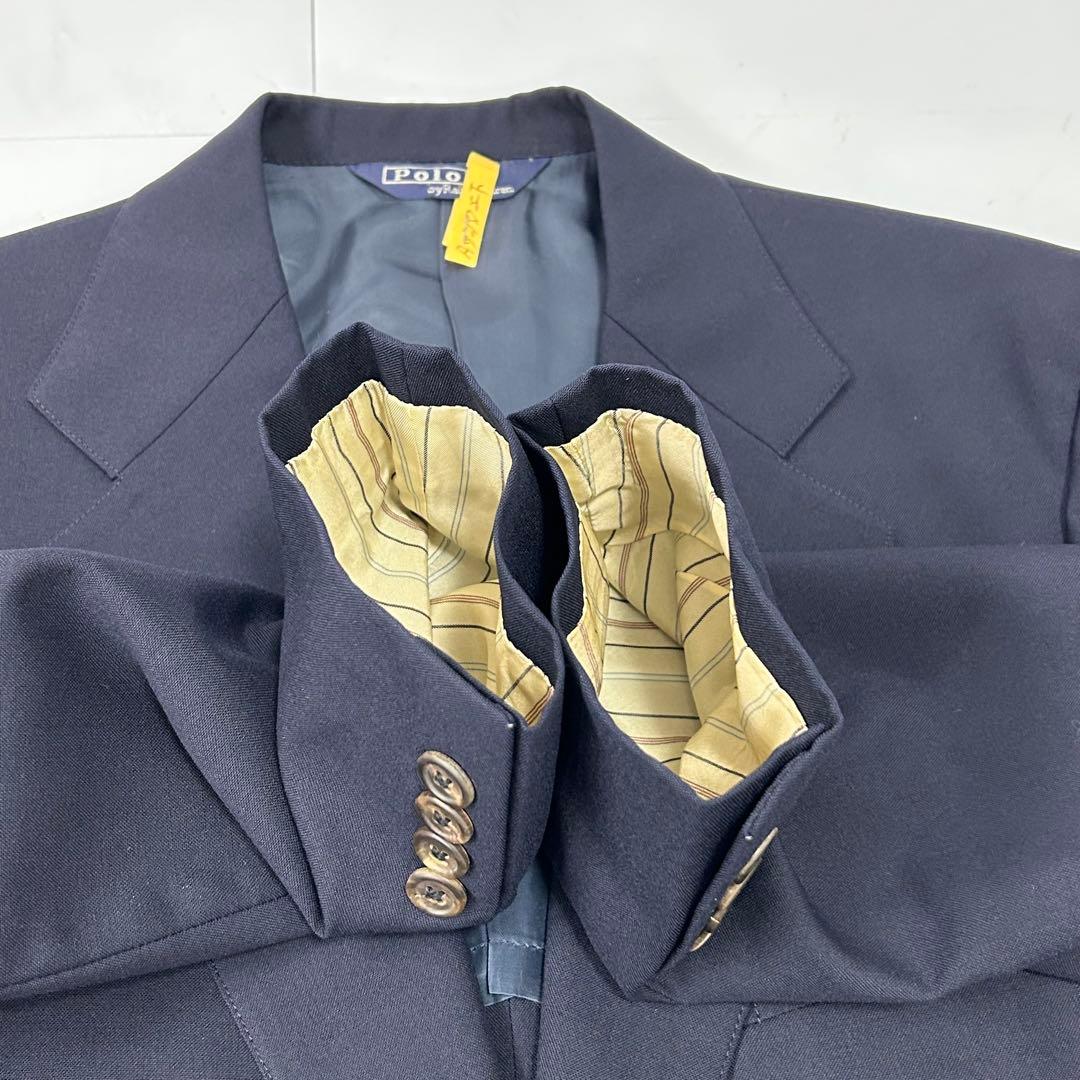 ポロラルフローレン ウール スーツ ネイビー メンズ セットアップ