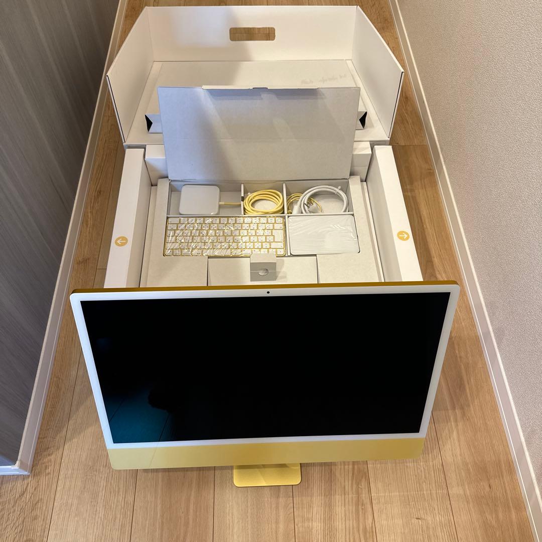 【美品】Apple iMac 24インチほぼ新品　今日まで値下げ中