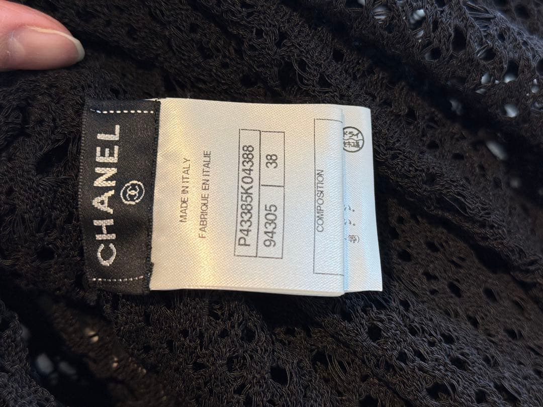 【CHANEL】レースポンチョ（38）