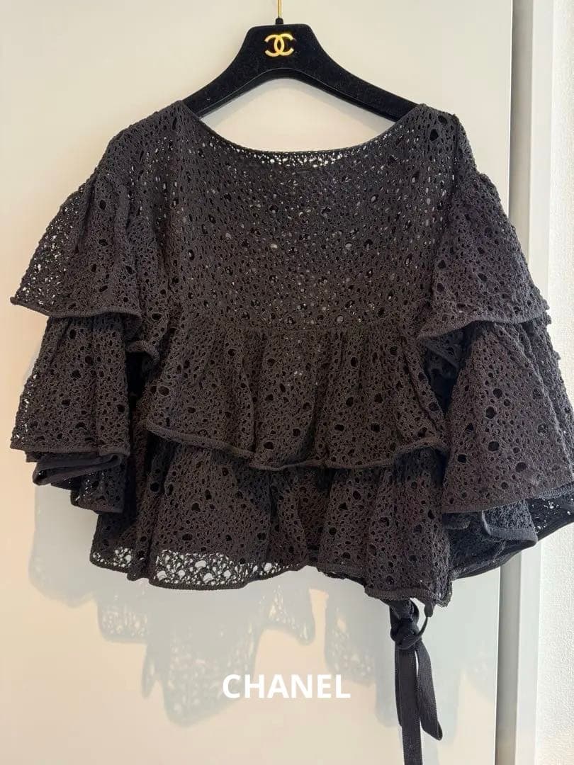 【CHANEL】レースポンチョ（38）