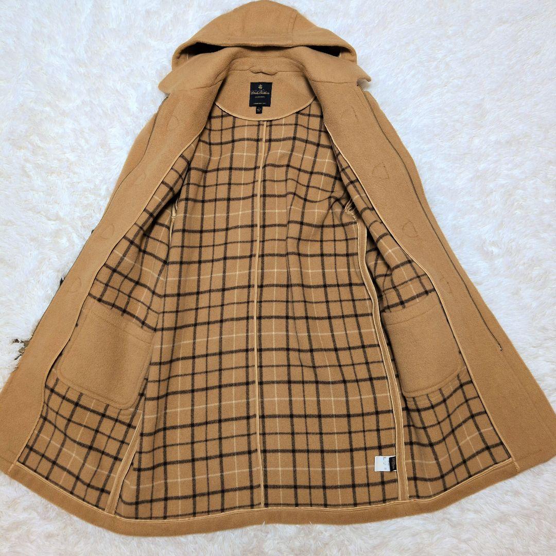 【美品】ブルックスブラザーズ☆希少　キャメル100% 2WAY　ダッフルコート