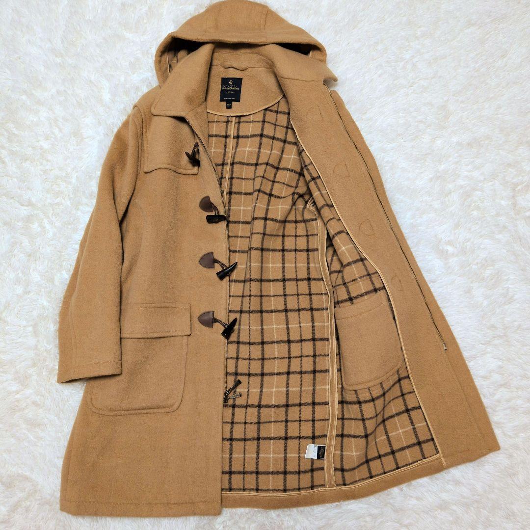 【美品】ブルックスブラザーズ☆希少　キャメル100% 2WAY　ダッフルコート