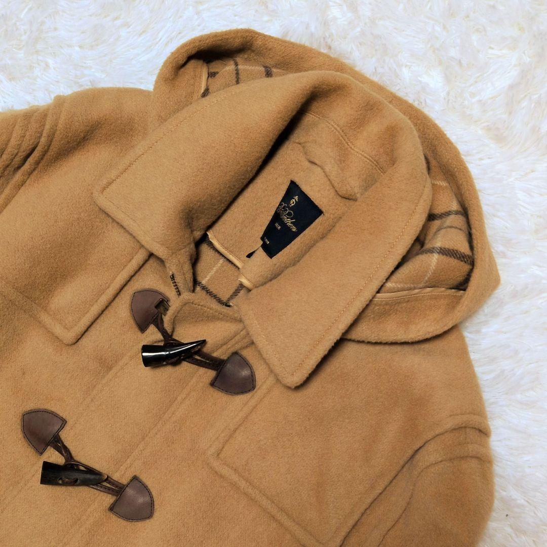 【美品】ブルックスブラザーズ☆希少　キャメル100% 2WAY　ダッフルコート