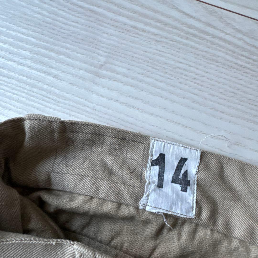 ミントコンディションm-52 m52 チノパン　フランス軍　14 実物　60's