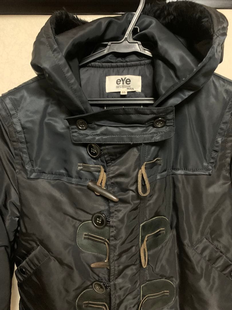 eYe JUNYA WATANABE MAN ブラックダッフルコート SS