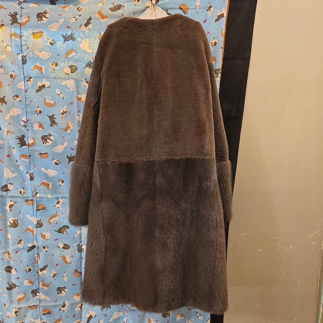 バーニーズニューヨーク Barneys New York ミンク ロングコート