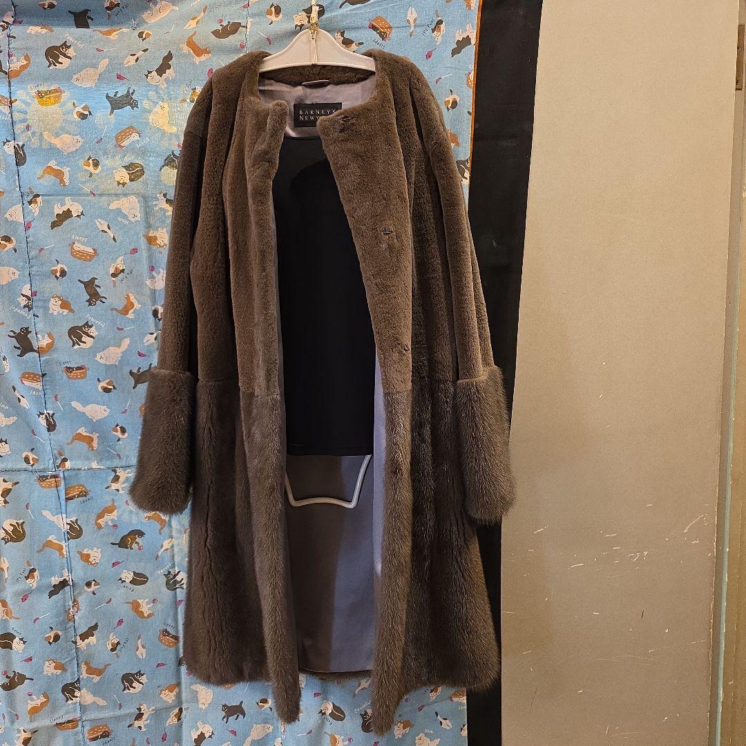 バーニーズニューヨーク Barneys New York ミンク ロングコート
