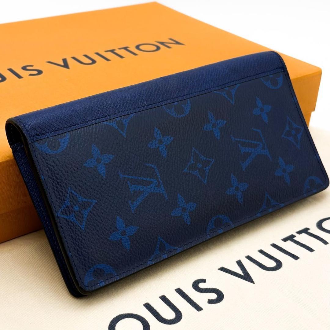 ルイヴィトン タイガラマ ポルトフォイユ ブラザ 長財布 お札入れ 二つ折り財布