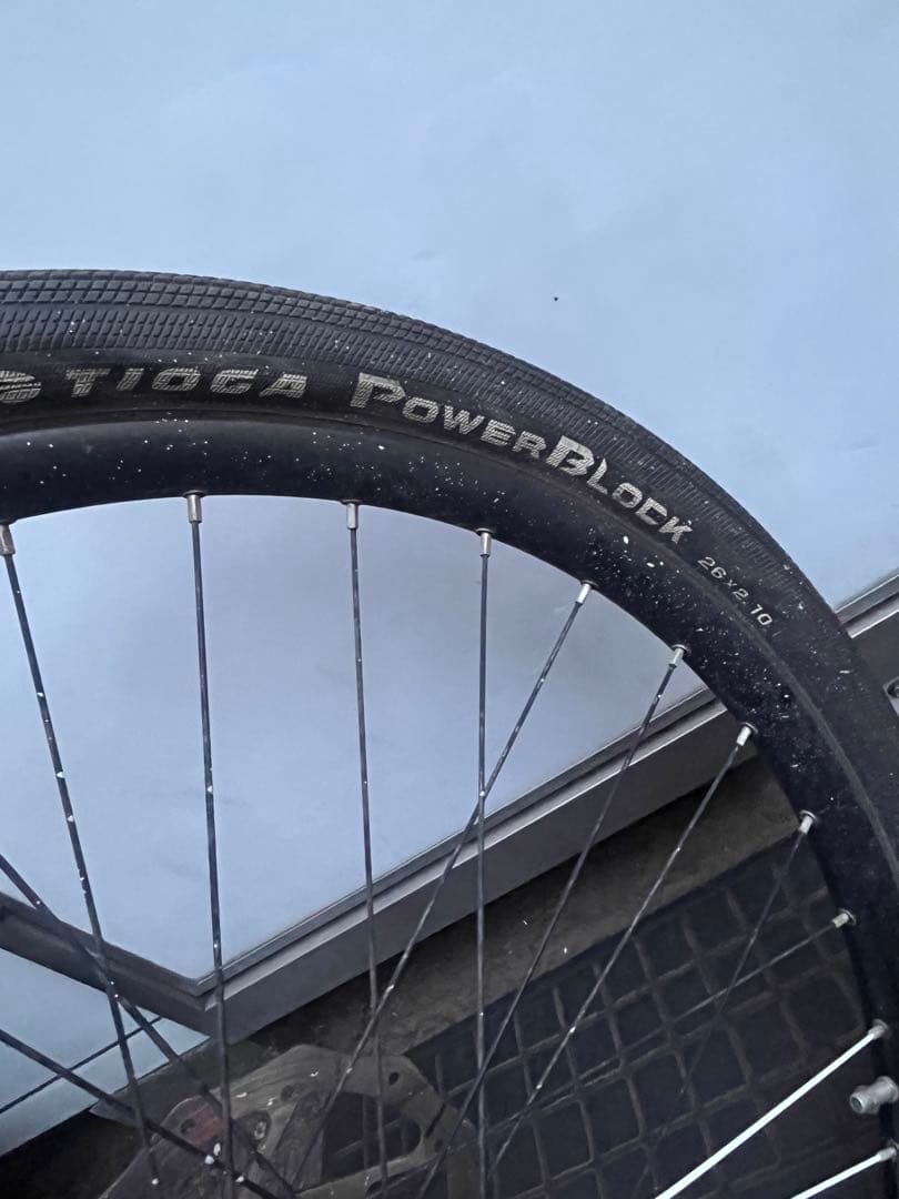Mtb26 インチホイール　前後セット